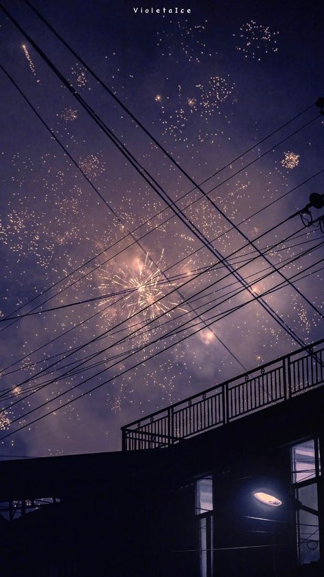 Fireworks Wallpaper, Fire Works, Phone Camera, Dreamy Art, Night Aesthetic, Cute Wallpaper Backgrounds, Landscape Wallpaper, My Phone, Sky Aesthetic