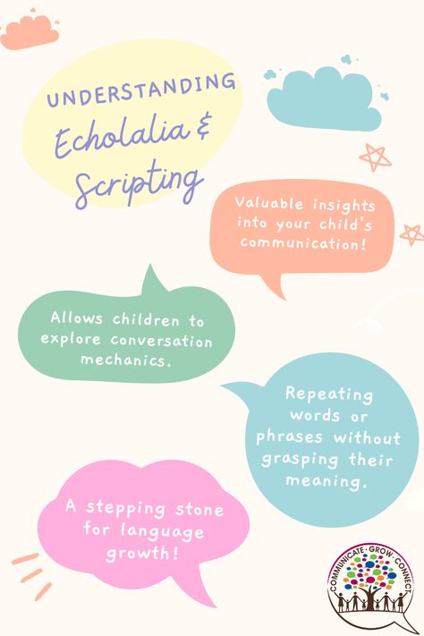 At All About Speech and Language, we work to uncover the fascinating language puzzle of echolalia and scripting. These unique ways of communicating are often seen in children with speech and language disorders. Today, we dive deep into these common concerns, shedding light on what they are, how they affect communication, and how our dedicated therapists help children make incredible communication gains. Speech Disorders, Language Disorders, Speech And Language, Speech Therapy, Helping Kids, Communication, Meant To Be, The Incredibles, Education