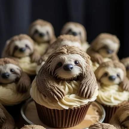 Sloth Lovers Community 🇺🇸 on Instagram: "Sloth Cupcakes..🥰 📸 Via 📷: Unknown 📩 DM me in regards to any - Questions/Concerns/Credit/Removal. No copyright infringement intended!🙏 #sloth #sloths #slothlove #slothsquad" Sloth Cupcakes, Sloth Cake, School Cakes, Cream Cheese Recipes Dessert, Sloth Cakes, Food Decorating, Sloth Life, School Cake, Kid Cupcakes