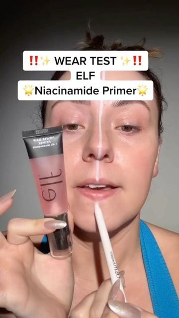 Rose Siard on Instagram: "So what do we think?? 🧐❤️ P.S. I love y’all 😊❤️ #viralmakeup #makeupdupes #elfcosmetics #elfprimer" Best Elf Makeup, Elf Primer, E.l.f. Cosmetics, Hydrating Primer, Makeup Tutorial Eyeliner, Lip Makeup Tutorial, Elf Makeup, Face Hydration, Even Out Skin Tone