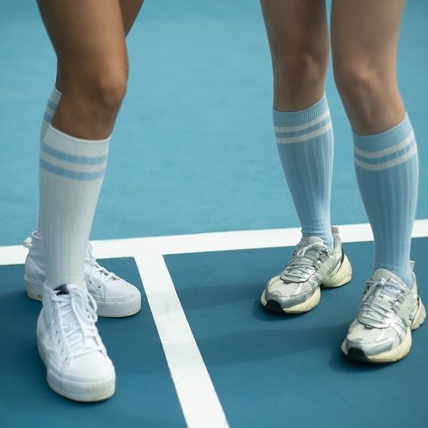 Are you ready for the match?! Wimbledon 🎾Tennis 2024 is here! Elevate your tennis game with our stylish and comfortable knee-high socks. Perfect for staying chic and sporty, on and off the court. 🧦✨ #EveningMatch #TennisLife #FashionOnTheCourt #WimbledonStyle #SportyChic #TennisFashion #kneesocks #kawaii #wimbledontennis Socks Knee High, Tennis Game, Wimbledon Fashion, Tennis Games, Tennis Socks, Wimbledon Tennis, Tennis Life, Stylish Socks, Tennis Fashion