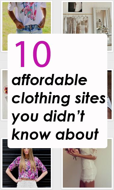 10 affordable clothing websites you didn't know about! Affordable Clothing Sites, Affordable Clothing Websites, Cheap Clothing Websites, Chique Outfit, Clothing Sites, Clothing Websites, Looks Chic, Interior Doors, Shopping Sites