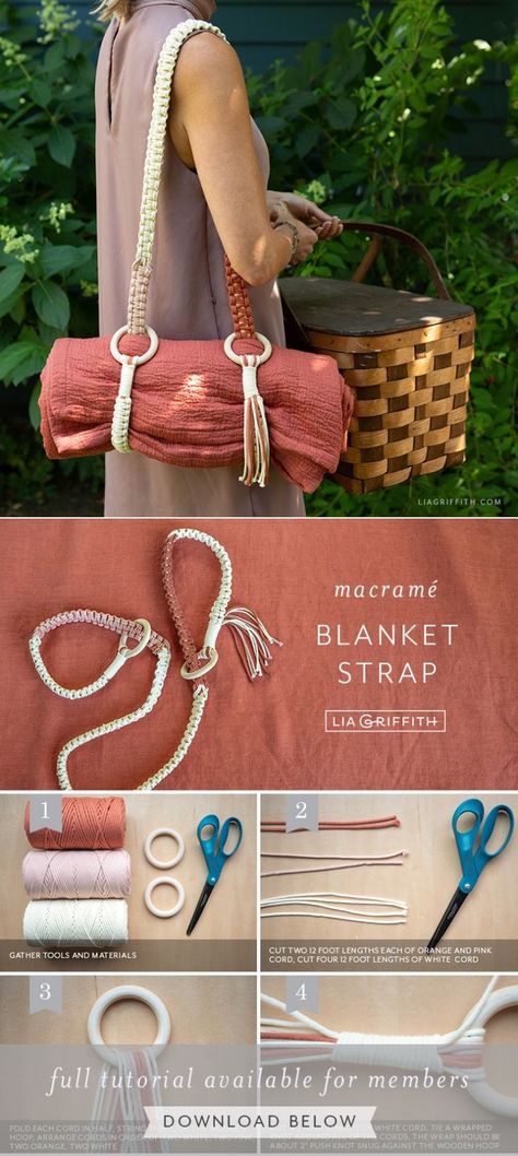 Macrame Corner Shelf Diy, Non Plastic Storage Ideas, East Macrame Projects, Macrame Net Diy, Macrame House Decor, Macrame Lanyard Pattern, Macrame Studio Space, Practical Macrame Projects, Macrame Banana Hanger Diy