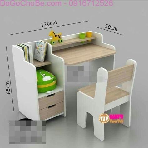 Kids Furniture Design, Preschool Furniture, Diy Kids Furniture, Study Table Designs, Kids Study Table, Cnc Furniture, Cute Furniture, Kids Bedroom Inspiration, Desk And Chair