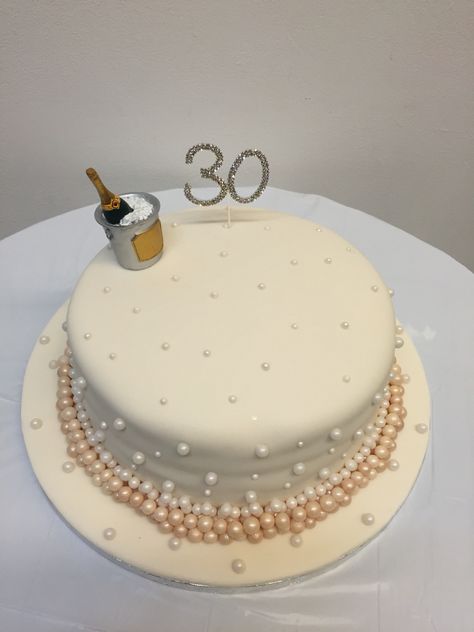 30th Anniversary Cake Ideas For Parents, 30 Years Wedding Anniversary, Pearl Anniversary Cake, 30th Wedding Anniversary Cake, 30th Anniversary Cake, 30 Anniversary, Pearl Wedding Anniversary, Anniversary Cake Designs, Pearl Anniversary