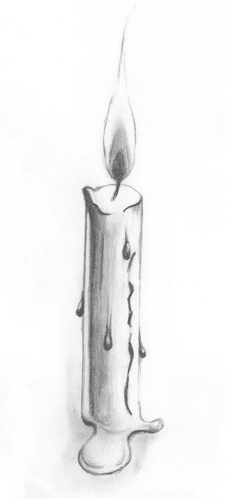 Candle Drawing Pencil, Candle Art Drawing, Candle Sketch, Easy Pencil Drawings, Candle Drawing, Shadow Drawing, Art Sketches Pencil, Art Drawings Sketches Pencil, Candle Art