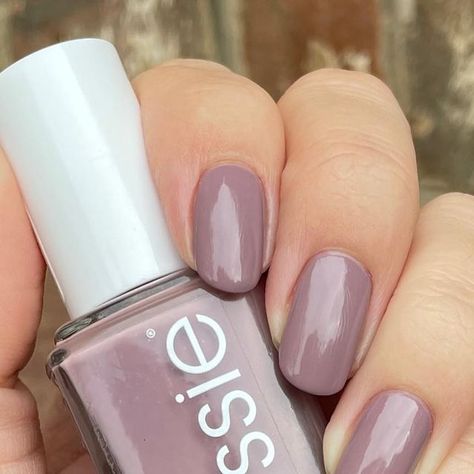 Grey Purple Nails, Sound Check, Nails Nailpolish, Manicure Nails, Purple Nails, Top Coat, Essie, Lavender, Sound