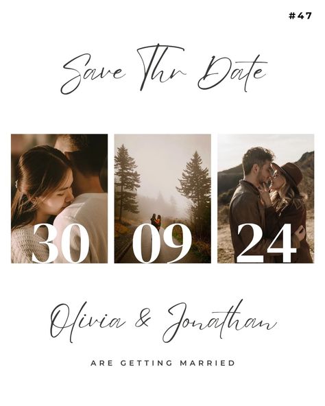 Free - Save the date card (41&50) Whatsapp / Call : 8128160509 to get yours customized @FlywayInvitation.in Step for save the date free card :- 1) First select any template on our instagram 2) Selected card screenshot send on WhatsApp 81281 60509 this number 3) we need Details as per card Details like.. couple name, wedding date & place 4) 3 & 4 best couple photo on wahtsapp documents #savethedate #weddingdate #date #event #free #freesavethedatecard - t&c apply Save The Date Templates Free Download, Save The Date Couple Photos, Save The Date Ideas Photoshoot, Save The Date Ideas Digital, Digital Save The Date Ideas, Best Couple Photos, Save The Date Pictures, Date Couple, Pricing Guide Photography