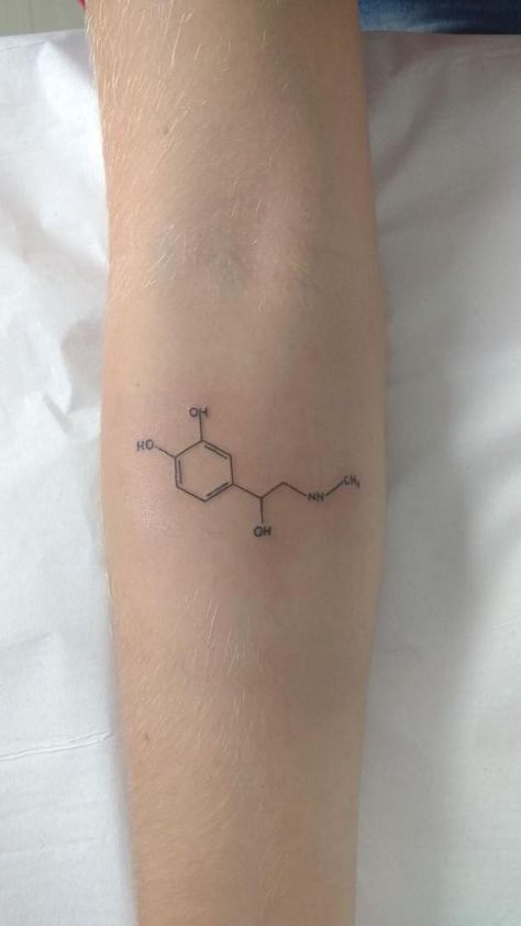 Adrenaline Tattoo Ideas, Adrenaline Tattoo, Breaking Bad Tattoo, Chemistry Tattoo, Seaside Heights Nj, Molecule Tattoo, Seaside Heights, Red Ink Tattoos, Arm Band Tattoo