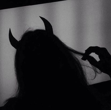 Devil Aesthetic Wallpaper, Black Devil, Devil Aesthetic, Aesthetic Wallpaper, Hair, Black