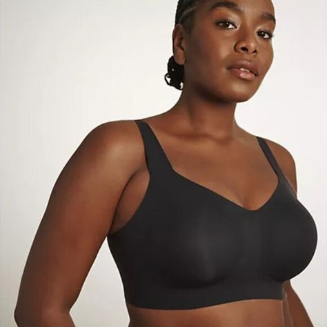 Evelyn & Bobbie Beyond Seamless Wirefree Bra Black A587073 Design Shapes, White Lace Bralette, Victoria Secret Pink Bras, Lululemon Bras, Sports Bra Top, Pink Bralette, Gymshark Women, Red Fits, Fashion Statements