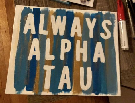 Alpha Sigma Tau Canvas, Alpha Sigma Tau, Alpha Sigma, Greek Life, Big Little, Sorority, Canvas, Gifts, Quick Saves