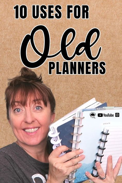 Have you spotted outdated Happy Planners in the clearance section of the craft store and thought "how do I use that?". Well I'm sharing 10 ideas to reuse and repurpose expired planners. Happy Planner Printables, Creative Planner, Organize My Life, Pretty Planners, Planner Tips, Personal Organizer, Best Planners, Planner Inspiration, The Happy Planner