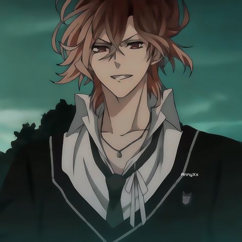 Diabolik Lovers Yuma Mukami, Diabolik Lovers Yuma, Yuma Mukami, Mukami Brothers, Ruki Mukami, Brown Hair Men, Aesthetic Blue, Diabolik, Diabolik Lovers