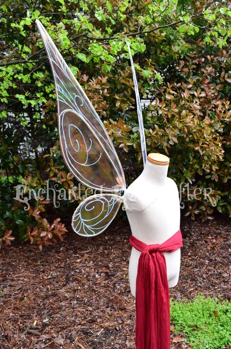 Small Zarina Inspired Vinyl Fairy Wings for Costumes, Cosplayers, Entertainers, Weddings, and Any Other Special Events by Enchanted Ever After #fairy #wings #Zarina #tutu #costume #cosplay #Disney Tinkerbell Wings, Cosplay Disney, Pirate Fairy, Diy Wings, Fairy Cosplay, Pixie Hollow, Fairy Wings, Costume Cosplay, Diy Costumes