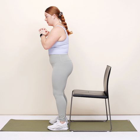 Squat Chair Exercises For Abs, Seated Hamstring Stretch, Chair Exercise, Amish Bread, Glute Kickbacks, Keto Journey, Hamstring Stretch, Exercise Program, Chair Exercises