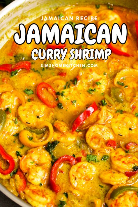 Jamaican Curry Shrimp Coconut Curry Shrimp Jamaican, Shrimp Yellow Curry, Shrimp With Curry Sauce, Curried Shrimp And Rice, Shrimp Recipes Curry, Curry Shrimp Recipe Jamaican, Curry Shrimp And Potatoes, Curried Shrimp Recipes, Jamaican Shrimp Curry