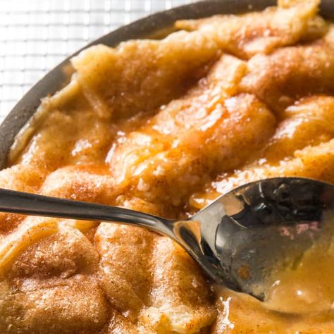 How to Put the Dowdy in Apple Pandowdy | America's Test Kitchen Apple Pan Dowdy Recipes, Apple Pandowdy Recipe, Apple Pan Dowdy, Apple Pandowdy, Caramelized Fruit, Dutch Apple Pie Recipe, American Test Kitchen, Retro Desserts, Dutch Apple Pie