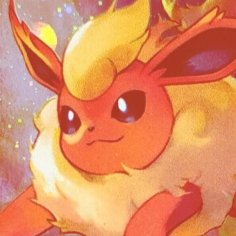 Eeveelution Matching Icons, Pokemon Pfp Eeveelution, Fire Pokemon Aesthetic, Matching Eeveelution Pfp, Flareon Icon, Aesthetic Pokemon Pfp, Eeveelutions Pfp, Flareon Wallpaper, Jolteon Icon