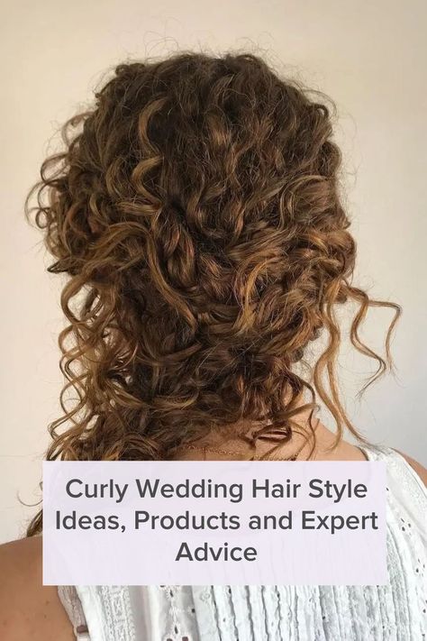 As someone with a head of unpredictable, unruly curly hair, I'd always imagined I'd wear my hair poker straight on my wedding day. But in recent years the textured hair tide has turned, with more nearly-weds than ever opting to rock natural curly wedding hair.

Not content with one wedding hairstyle for curly hair, Pixie switched from a curly chignon to a half-up half down wedding hairstyle, proving that curly wedding hair looks just as gorgeous left loose as it does expertly styled. Half Updo Wedding Hair Curly, Wedding Hair To One Side, Side Bun Curly Hair, Naturally Curly Half Up Half Down, Simple Curly Hairstyles Wedding, Curly Hair Half Up Half Down Wedding, Natural Curly Hair Half Up Half Down, Up Dos For Curly Hair Natural Curls, Curly Hairstyles For Wedding Bridesmaid