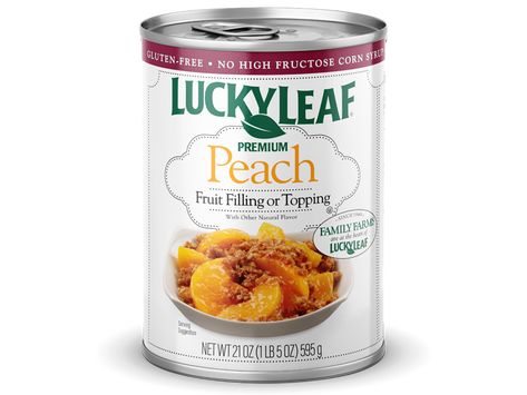 Pretty Peach Cake with Pineapple Frosting - Lucky Leaf Fruit Pie Filling, Peach Pie Filling, Peach Crisp, Lucky Leaf, Fruit Crisp, Peach Desserts, Wedding Cake Recipe, Peach Fruit, Fruit Filling