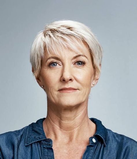 15 Best Pixie Haircuts for Women Over 60 – HairstyleCamp Short Afro Styles, Hairstyles For Square Faces, Platinum Pixie Cut, Pixie Haircuts For Women, Cute Pixie Cuts, Asymmetrical Pixie Cuts, Haircut For Square Face, Short Hairstyles Fine, Square Face Hairstyles