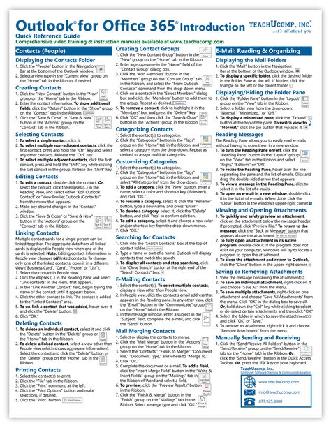 When you have quick questions and need step-by-step instructions, our Quick Reference Guides are the answer! Check out our brand new Outlook for Office 365 guide, available now. Outlook Hacks, Office 365 Education, Microsoft Word Lessons, Outlook 365, Excel Cheat Sheet, Business Writing Skills, Onenote Template, Excel Hacks, Learn Computer Coding