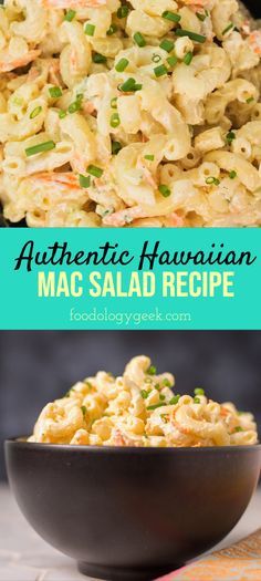 Hawaiian Mac Salad Recipe, Hawaiian Salad Recipes, Hawaiian Side Dishes, Hawaiian Party Food, Hawaiian Salad, Hawaiian Mac Salad, Mac Salad Recipe, Luau Party Food, Hawaiian Macaroni Salad