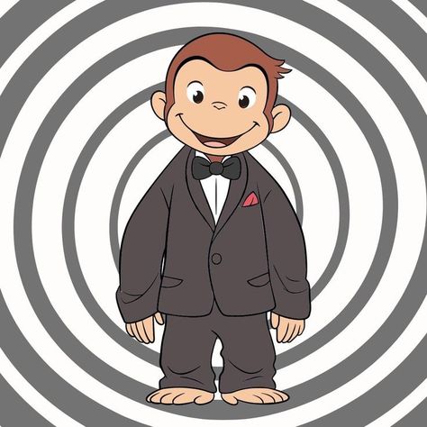 Curious George Pfp, Curious George Aesthetic, Curious George Drawing, Curious George Wallpaper, George The Monkey, Curious George Cartoon, Monkey Cartoon, Monkey Wallpaper, Monkey Pictures