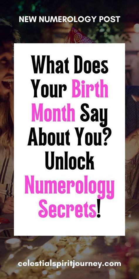 Did you know that your birth month holds powerful clues about your personality? Discover the numerology secrets hidden in your birth month and uncover your strengths, weaknesses, and potential challenges. Get personalized insights and understand yourself on a deeper level! Tap to explore now! Birth Month Personality, Name Numerology, Life Path Numbers, Celestial Spirit, Understand Yourself, Life Path Number, Zodiac Personalities, Personal Journey, Life Path