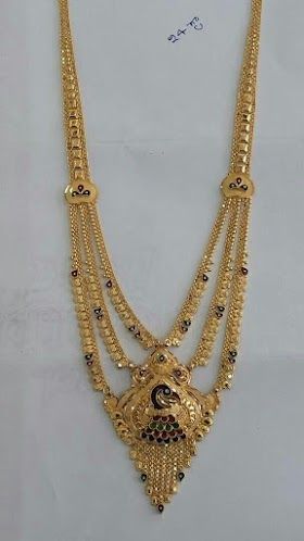 Nakles Set Design, Ranihar Design Gold, Rani Haram Designs Gold, Haram Designs, Gold Jewels Design, Buy Gold Jewelry, Gold Jewelry Outfits, New Gold Jewellery Designs, Ali Baba