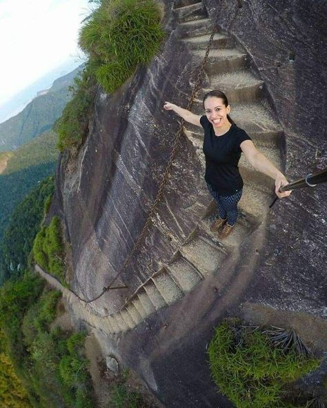 Stairs In The Woods, Tijuca National Park, Ancient Explorer, Top Of The Stairs, Scary Places, Jolie Photo, Architecture Fashion, Staircases, Art Architecture