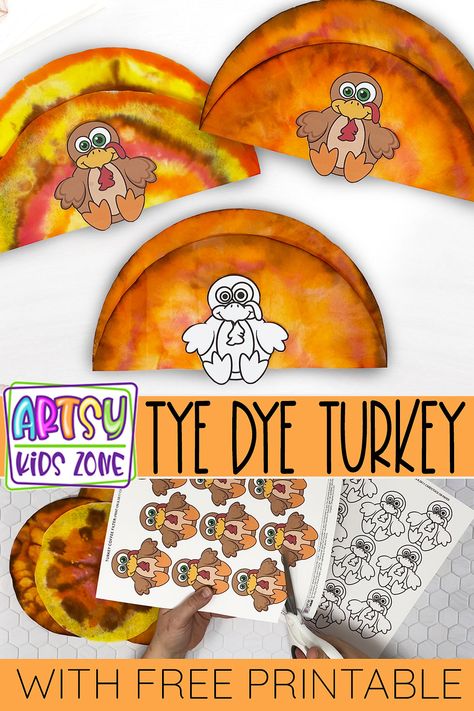 Coffee Filter Turkey, Turkey Coffee, Thanksgiving Is Coming, Thanksgiving Crafts Preschool, Coffee Filter Crafts, Turkey Craft, Fall Preschool, Gobble Gobble, Kids Zone