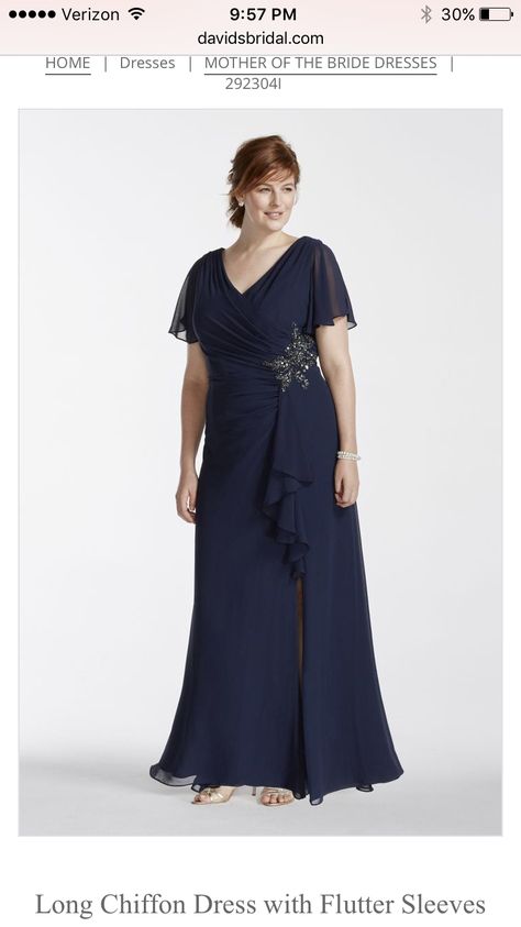 Mother Of The Bride Plus Size, Mothers Gowns, Plus Size Long Dresses, Dress With Flutter Sleeves, Mother Of The Bride Dresses Long, Mother Of The Bride Gown, Plus Size Gowns, Mother Of Groom Dresses, Bride Groom Dress