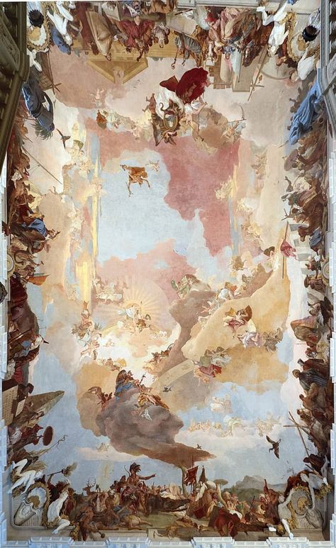 Ceiling Fresco, Giovanni Battista Tiepolo, Rococo Painting, Rococo Art, Ceiling Painting, Art Periods, Most Famous Paintings, Post Impressionism, French Artists