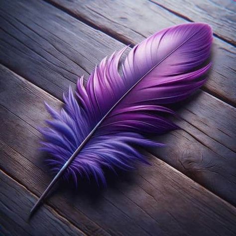 Purple Feather Meaning: Explore the symbolism and spiritual significance of finding purple feathers as signs from the universe.https://centerspirited.com/animal-symbolism/purple-feather-meaning/ Feather Symbolism, Feather Tattoo Meaning, Feather Meaning, Purple Feathers, Feather Embroidery, Background Pics, Spiritual Warrior, Signs From The Universe, Purple Feather