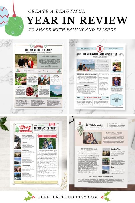 Family Newsletter Ideas, Christmas Newsletter Ideas, Family Newsletter, Family Vision, Christmas Newsletter, Newsletter Ideas, Newsletter Layout, Robinson Family, A Writer's Life