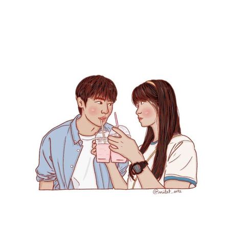 Lovely Runner Kdrama Fanart, Lovely Runner Illustration, Lovely Runner Kdrama Fan Art, Lovely Runner Fanart, Lovely Runner Drawing, Drama Illustration, Kdrama Fanart, Fanart Illustration, Journal Idea