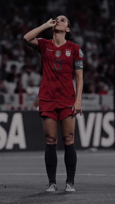 Soccer Team Wallpaper, Womens Football Wallpaper, Alex Morgan Wallpaper, Uswnt Wallpapers, Hd Football Wallpaper, Women Football Players, Team Sports Pictures, Women Soccer Players, Morgan Wallpaper