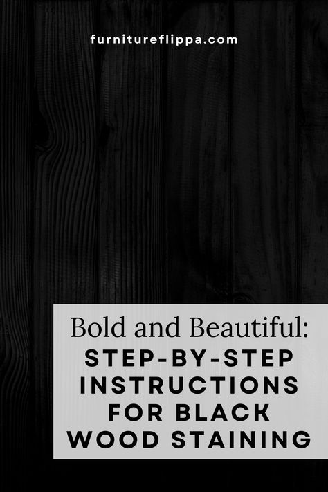 Embrace boldness and beauty with this guide to black wood staining. Explore the step-by-step instructions for achieving rich, dark tones on wood surfaces, from selecting the right stain to applying the finish. Whether you're a novice woodworker or a seasoned DIYer, learn how to create striking and sophisticated pieces with black wood staining techniques. Black Stain Over Brown Stain, Black Gel Stain, Staining Wood Furniture, Wood Staining Techniques, Stain Furniture, Black Stained Wood, Wood Staining, Red Oak Stain, Pine Wood Flooring