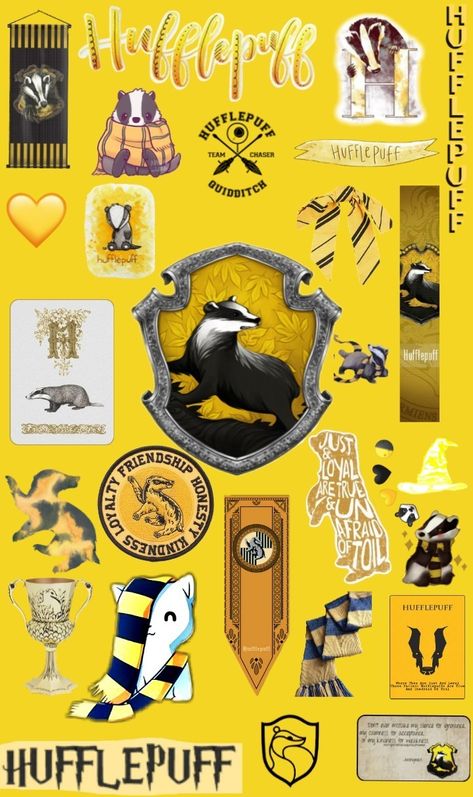 ;-; Hufflepuff Stickers Printable, Hufflepuff Notebook, Badger Hufflepuff, Hufflepuff Tattoo, Wall Calendar Design, Books Stickers, Potter House, Hufflepuff Aesthetic, Harry Potter Hedwig