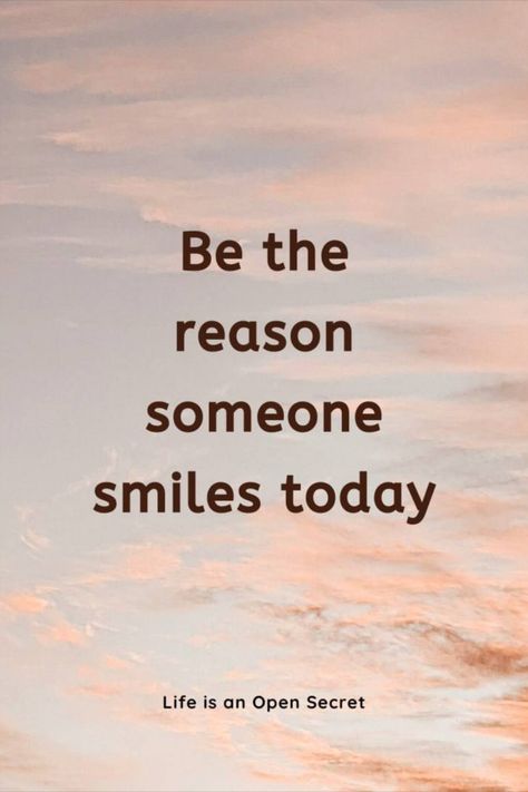 Love this! 💕

"Be the reason someone smiles today." 2023 Love, Be The Reason, Life Motto, Heart Quotes, May 23, Reason Why, I Smile, So True, Quote Of The Day