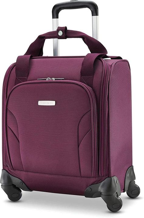 Lightweight Carry On Luggage, Underseat Carry On, Samsonite Luggage, Hardside Luggage, Best Carry On Luggage, Best Luggage, Travel Essentials For Women, Suit Up, Luggage Sets