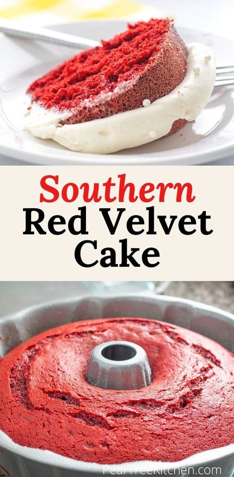 Red Velvet Pound Cake From Scratch, Red Velvet Bundt Cake From Scratch, Red Velvet Cake Bundt, Red Velvet Bunt Cake, Bundt Red Velvet Cake, Redvelvet Cake Recipe, Red Velvet Bundt Cake Recipe, Red Velvet Pound Cake Recipe, Red Velvet Cake Recipe Easy