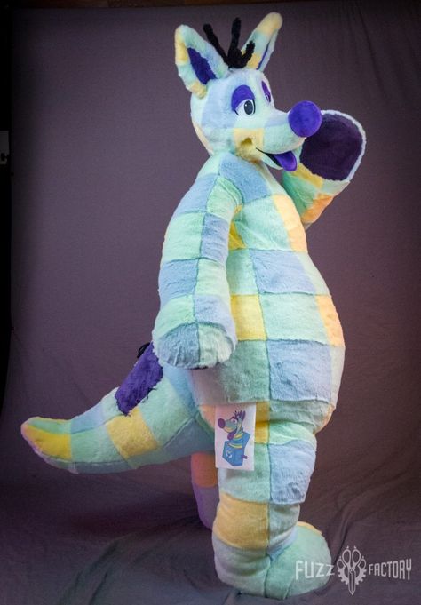 We are very proud to introduce to you our plush take on a Woozle from Winnie the Pooh! He was designed in house from the ground up, and is a one piece lined plush suit with a lot of fun special features that we will share with you over the next few days!pic.twitter.com/dZ3kMSMG3m Plush Fursuit, Plush Suit, Quadsuit Fursuit, More Fur Less Fursuits, Fursuits For Sale Cheap, Plush Suit Fursuit, Kigurumi Mask Fursuit, Fursuit Tutorial, Digimon