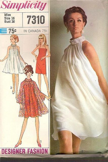 Vintage sewing pattern: 1960s sheer overlay dress 1960 Cocktail Dress, 70s Summer Dress, Tent Dresses Pattern, Slip Dress Pattern, Yellow Vintage Dress, Sheer Overlay Dress, Cocktail Dress Patterns, Evening Dress Patterns, Simplicity Patterns Dresses