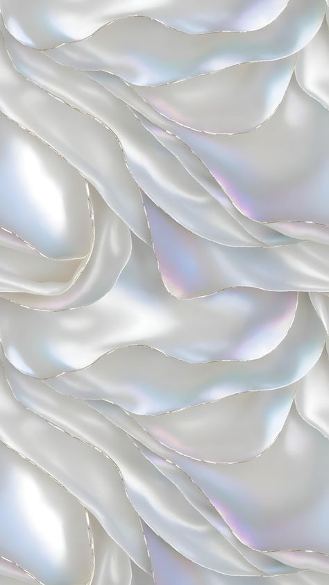 White Pearl Wallpaper, White And Silver Aesthetic, Mermaid Lockscreen, Minimalist Iphone Background, Mother Of Pearl Wallpaper, Clear Wallpaper, Sparkly Iphone Wallpaper, Holographic Wallpapers, Pearl Background