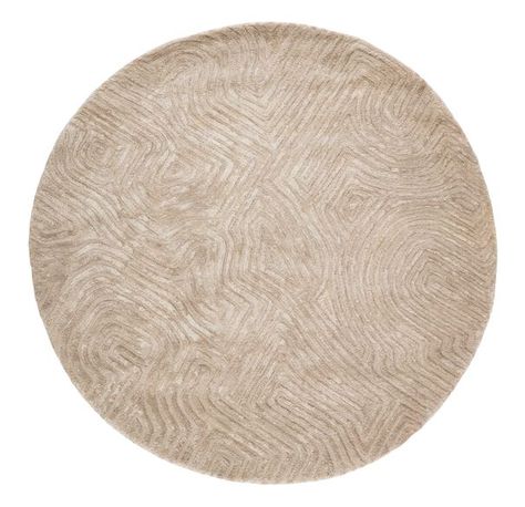 A simple way to introduce subtle texture to a room, the Elston collection is crafted of soft rayon and wool blend for an easy-care, long lasting look. Tufted in non-linear high-low pattern this round rug is perfect for reading nooks, bedrooms, or dining spaces. Available in two sizes. Contemporary Round Rugs, Washable Slipcovers, Mitchell Gold Bob Williams, Mitchell Gold, Jaipur Living, Round Area Rugs, Neutral Beige, Round Rug, Subtle Textures