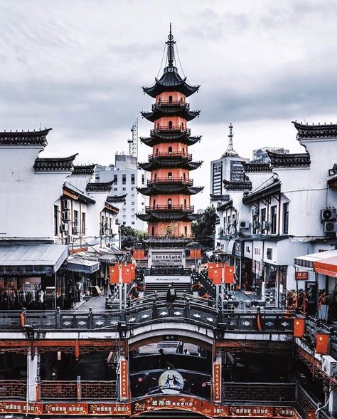 China Destinations, Asian House, Chinese City, Life Abroad, Tang Dynasty, Chinese Architecture, Old Building, Ningbo, Historical Architecture