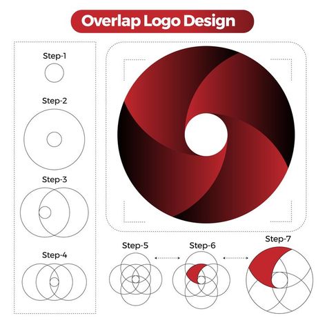 Overlap Logo Design with Presentation #Agdesigner #LogoDesign #OverlapLogo #GraphicDesigning #Gradientlogo# #Designing #LogoDesigning Overlapping Logo Design, Logo Tutorial, Gradient Logo, Work Design, Logo Mockup, Brand Experience, Emblem Logo, Logo Maker, Create A Logo